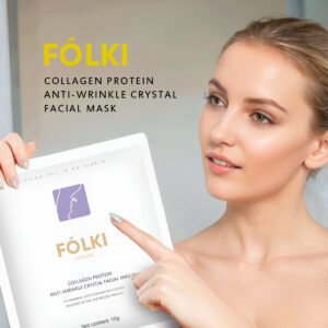 FóLKI Тыныштандыратын Әжімге қарсы кристалды маска